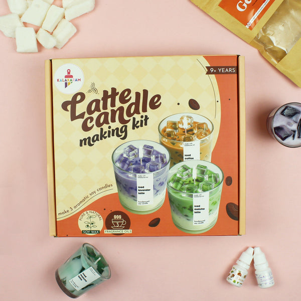 Latte Candle Making Kit by Kalakaram