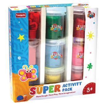 Funskool Fun Doh Super Activity Pack - 9 Tubs