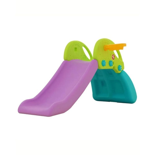 3-in-1 Kids Indoor Climbing, Basketball & Slide