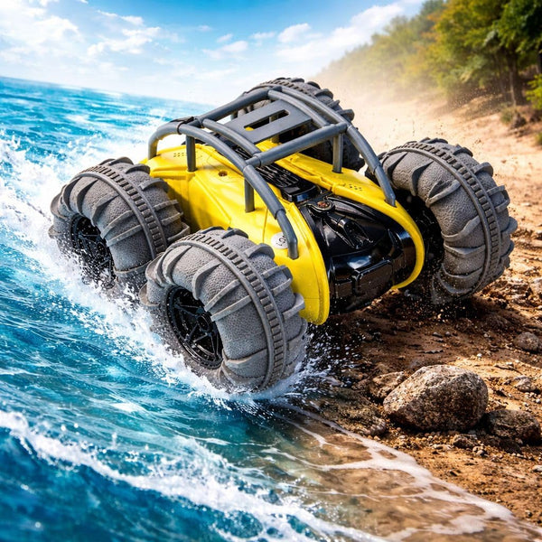 Aquabot RC Stunt Car – Land & Water Dual Mode with Gesture Watch Control