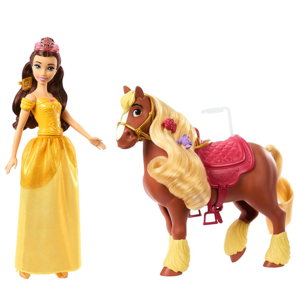 Disney Princess Belle & Philippe Horse Doll Playset