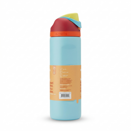 Owala FreeSip Insulated Water Bottle 32oz – Sky Blue/Orange