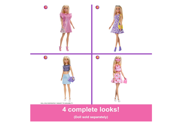 Barbie Dream Closet Playset with 25+ Pieces