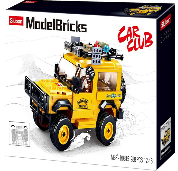 Sluban ModelBricks Car Club Rhinoceros Trophy 4x4 M38-B0815