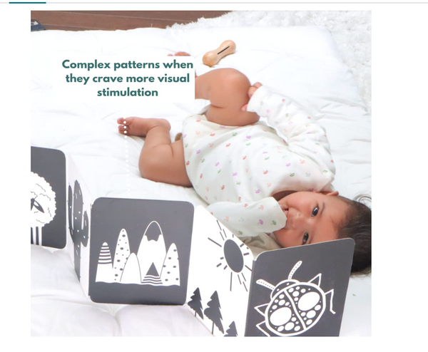 Curious Cub Play & Learn Montessori Kit – 8-in-1 Infant Sensory Box | 0-3 Months