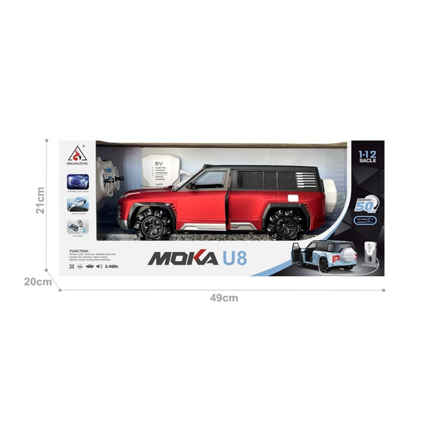 Moka U8 1:12 Scale RC SUV with EV Charging Station & 2.4GHz Remote
