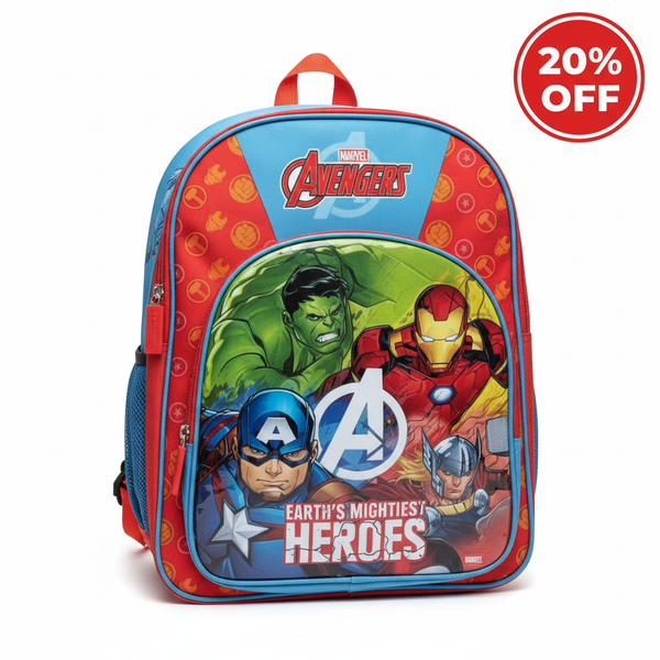Avengers Earth's Mightiest Heroes Bag white background 20% OFF