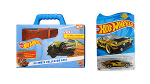 Hot Wheels Ultimate Collector Case - Stores 4 Cars (Free Hot Wheels Car Included)