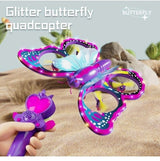 Glitter Butterfly Quadcopter Drone with Gravity Sensing Remote