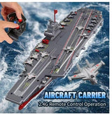 RC Aircraft Carrier - 2.4G Remote Control Simulation Warship