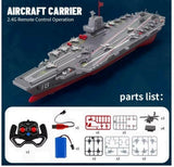 RC Aircraft Carrier - 2.4G Remote Control Simulation Warship