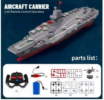 RC Aircraft Carrier - 2.4G Remote Control Simulation Warship