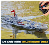 RC Aircraft Carrier - 2.4G Remote Control Simulation Warship