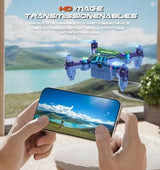YP18 Fold Drone - Wristwatch Remote Control with HD Camera & Gravity Control