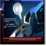 Shadow Sword Axe 2-in-1 - Sound & Light Interstellar Battle Blade with Mist Effect