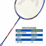 HEAD Aluminium Badminton Racquet with Inbuilt T-Joint
