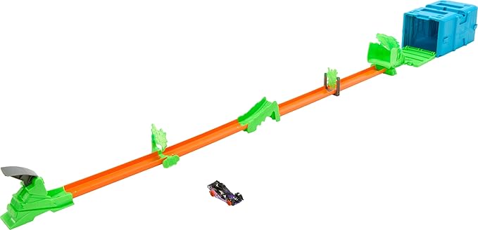 Hot Wheels Track Builder Toxic Super Jump