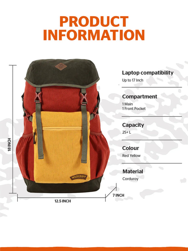 Wildcraft Gypsy 25+ L Laptop Backpack Bag
