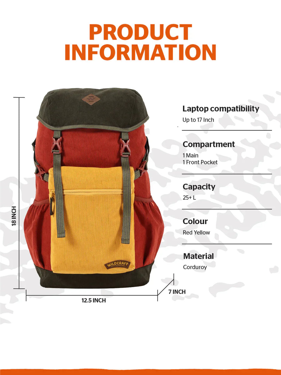 Wildcraft Gypsy 25+ L Laptop Backpack Bag