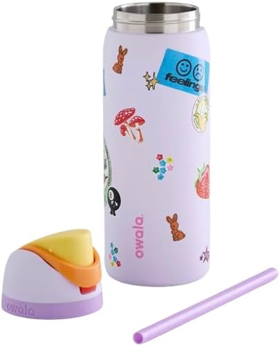 Owala FreeSip Insulated Water Bottle 24oz – Lavender Sticker