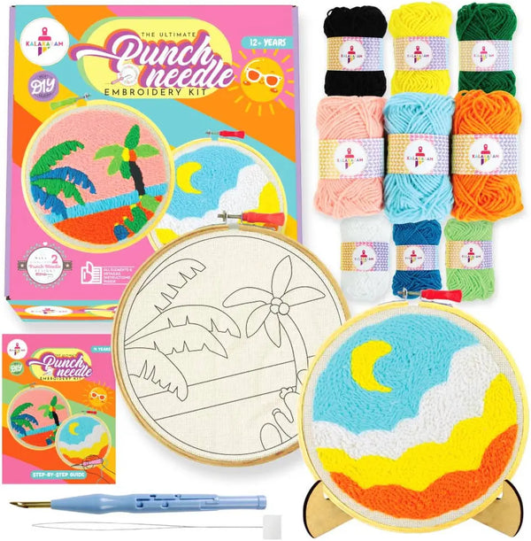 Punch Needle Embroidery Kit by Kalakaram
