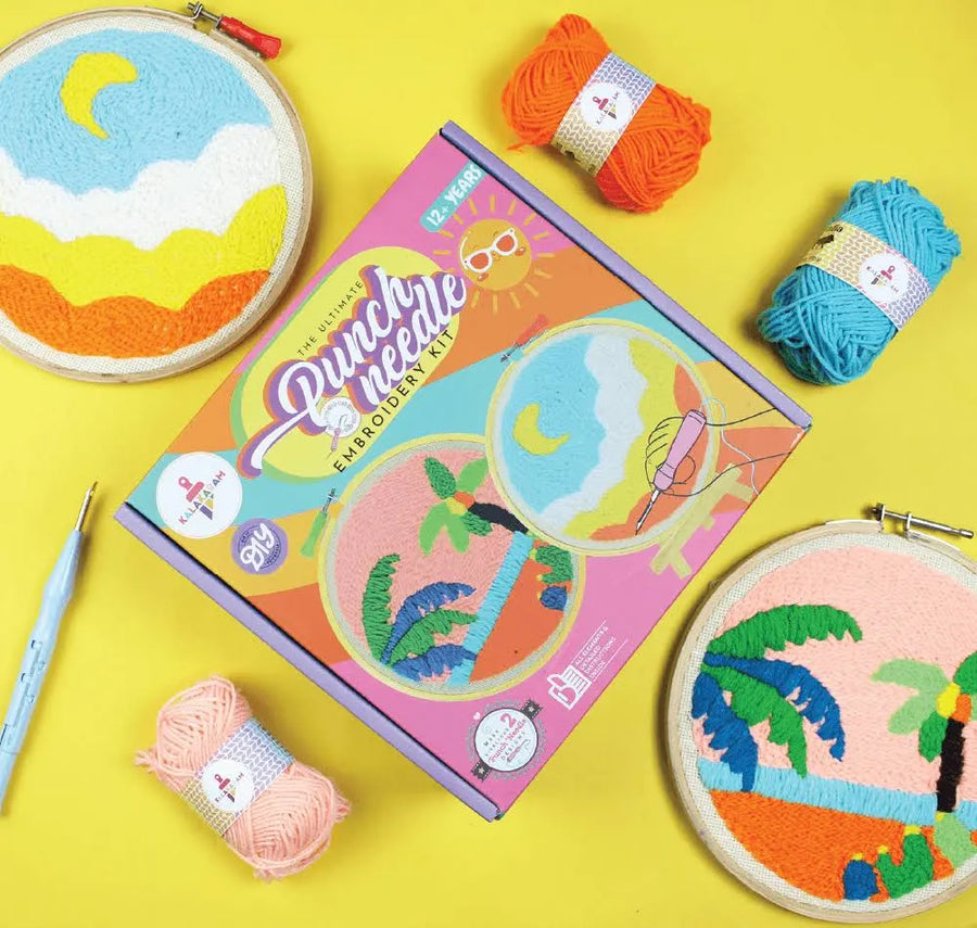Punch Needle Embroidery Kit by Kalakaram
