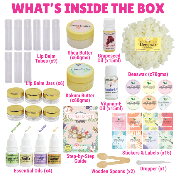 DIY Lip Balm Kit by Kalakaram
