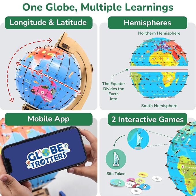 Smartivity Globe Trotters – Build & Race Around the World STEM Kit