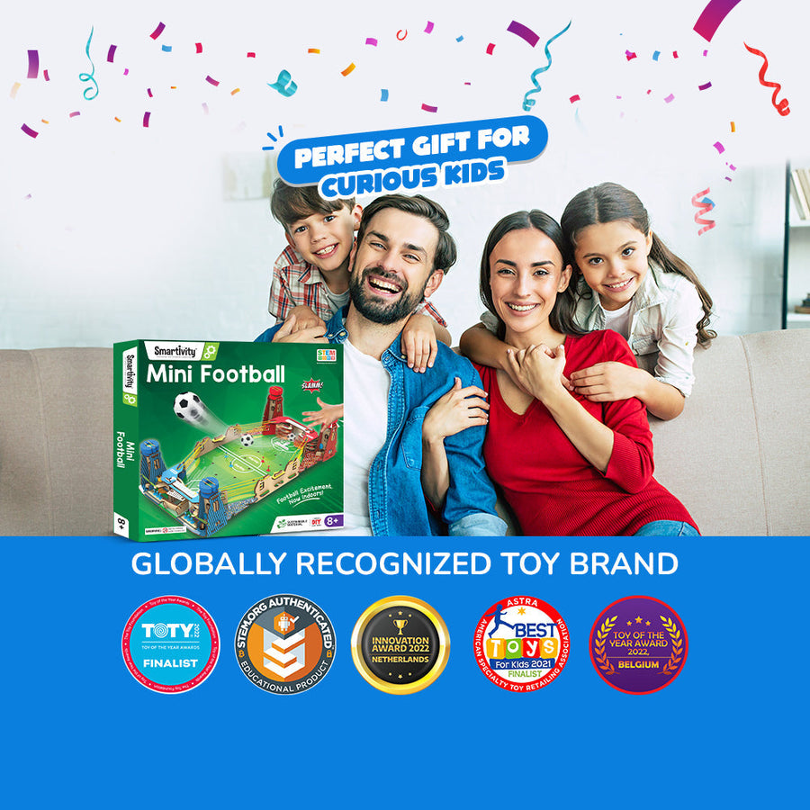 Smartivity Mini Football – Build & Play DIY STEM Activity Kit