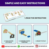 Smartivity Crazy Wheels – Build & Launch DIY STEM Activity Kit