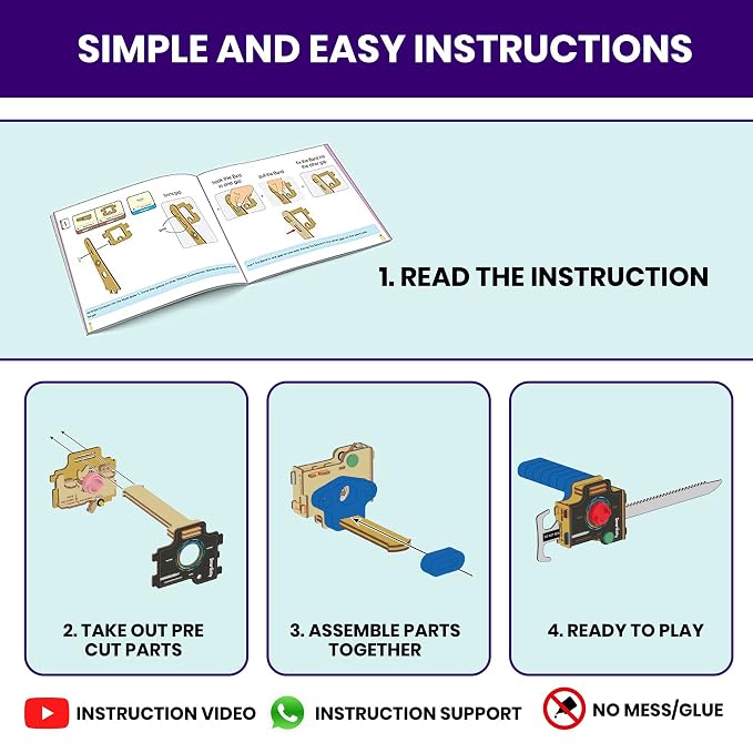 Smartivity Crazy Wheels – Build & Launch DIY STEM Activity Kit