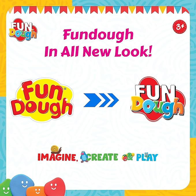 Funskool Fun Doh Mini Fun Pack - 6 Colours (25g Each)