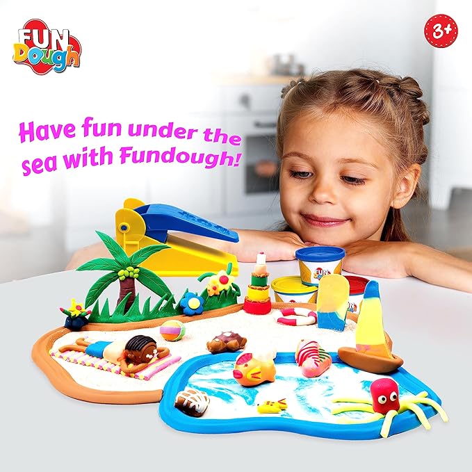 Funskool Fun Doh Fun Workshop Set - Under the Sea (3 Tubs)