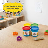 Funskool Fun Doh Jumbo Pack - 4 Exciting Colours (250g Each)