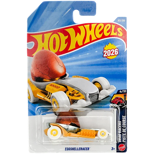 Hot Wheels - EggshellRacer Die-Cast Toy Car