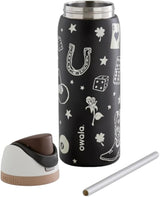 Owala FreeSip 24oz Water Bottle – Lucky Charm Black Edition