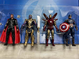 Avengers Endgame Action Figure Set – 4 in 1 (Thor, Thanos, Iron Man, Captain America)