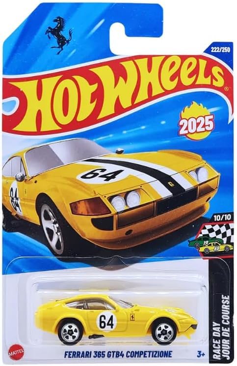 Hot Wheels Ferrari 365 GTB4 Competizione - Race Day 2025 (10/10) #222/250