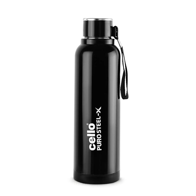 Cello Puro Steel-X Vacuum Insulated Water Bottle 650ml