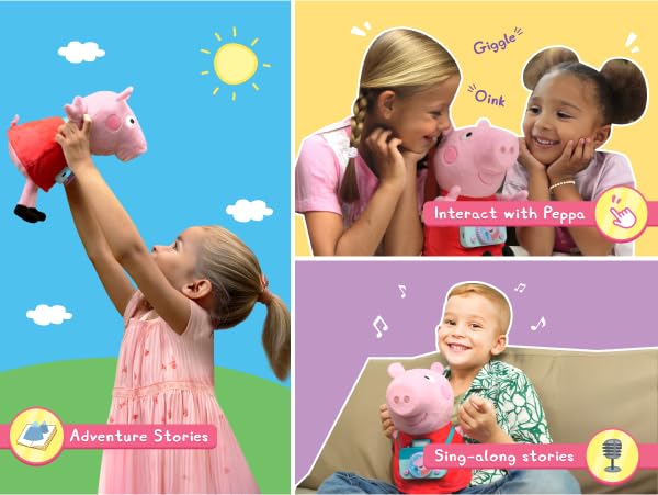 PlayShifu Peppa Pig Smart Toy - Interactive Storyteller with Stories, Rhymes & Sing-Along