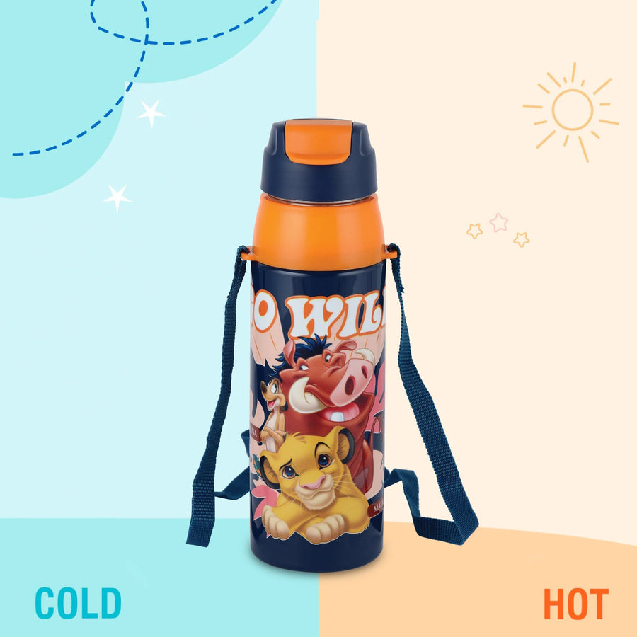 Cello Ever Pop Kids Stainless Steel Insulated Flask 500ml, Yellow