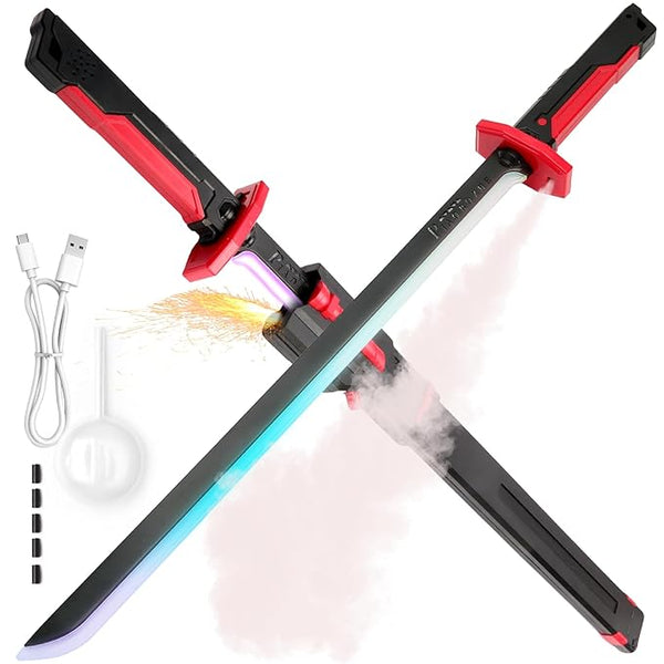Piaobo Zhe RGB Light Sword with Spark, Spray & Sound Effects