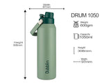 Dubblin DRUM 1050 Stainless Steel Vacuum Water Bottle 1050ml