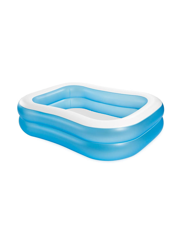 Bestway Family Inflatable Swimming Pool – Large 2-Ring Blue