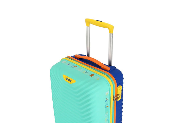 American Tourister Multicolour Hard-Shell Cabin Trolley Bag