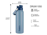 Dubblin DRUM 1050 Stainless Steel Vacuum Water Bottle 1050ml