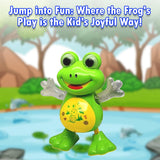 Dancing Frog Toy – Light Up Eyes, Music & Rhythmic Movement for Kids