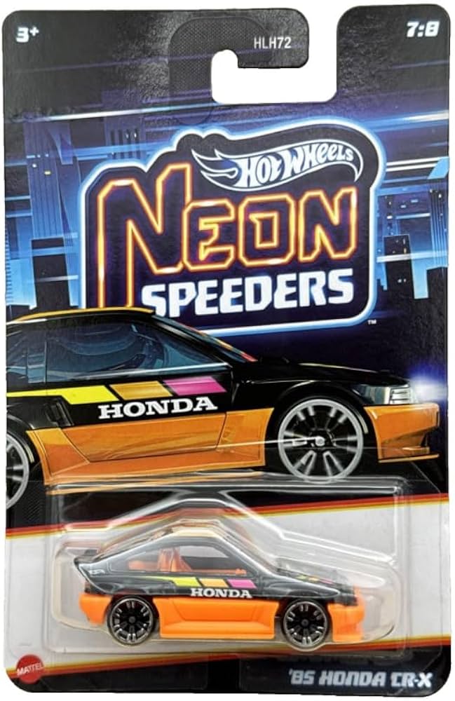 Hot Wheels Neon Speeders '85 Honda CR-X (7:8)
