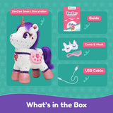 PlayShifu ZeeZee Smart Unicorn Toy - Interactive Storyteller with 100+ Stories, Rhymes & Songs