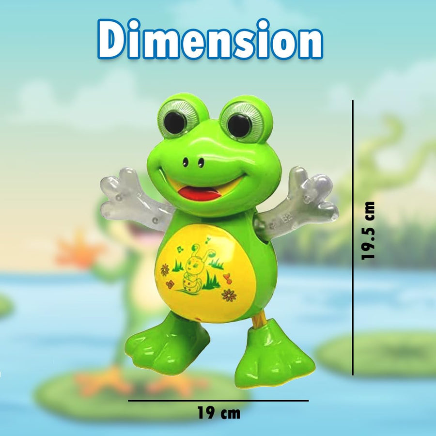Dancing Frog Toy – Light Up Eyes, Music & Rhythmic Movement for Kids